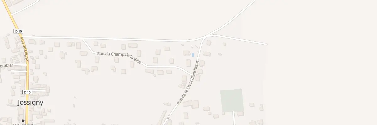 Plan du 21 Rue du Champ de la Ville à Jossigny