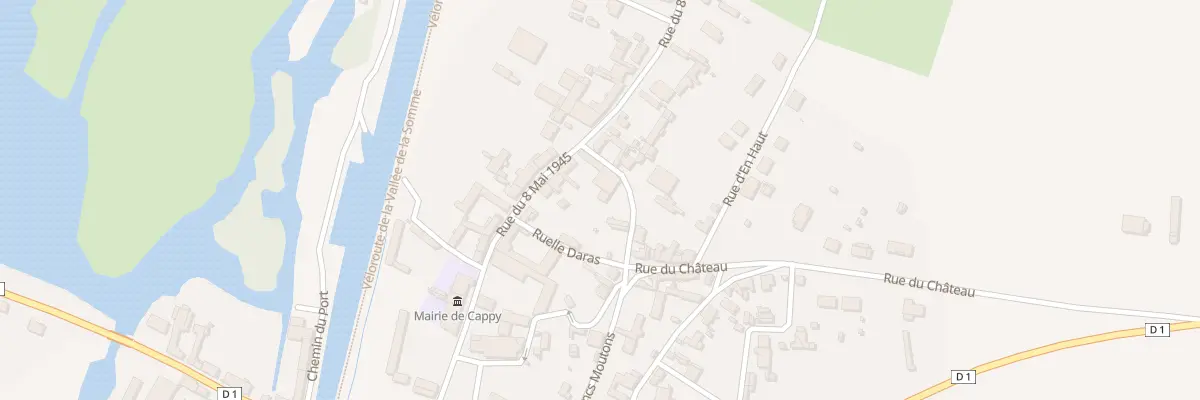 Plan du 1 Rue Vincent Bourse à Cappy