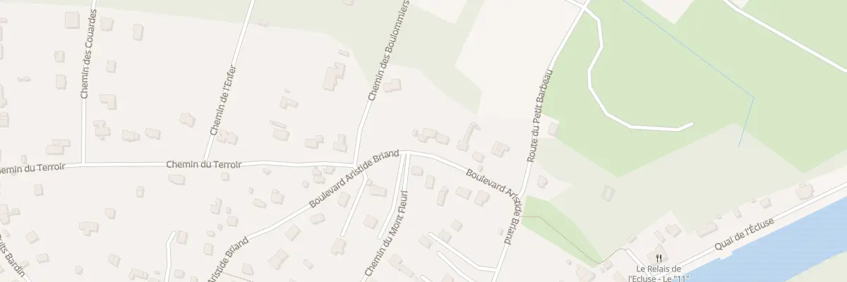 Plan du 33 Bd Aristide Briand à Samois-sur-Seine