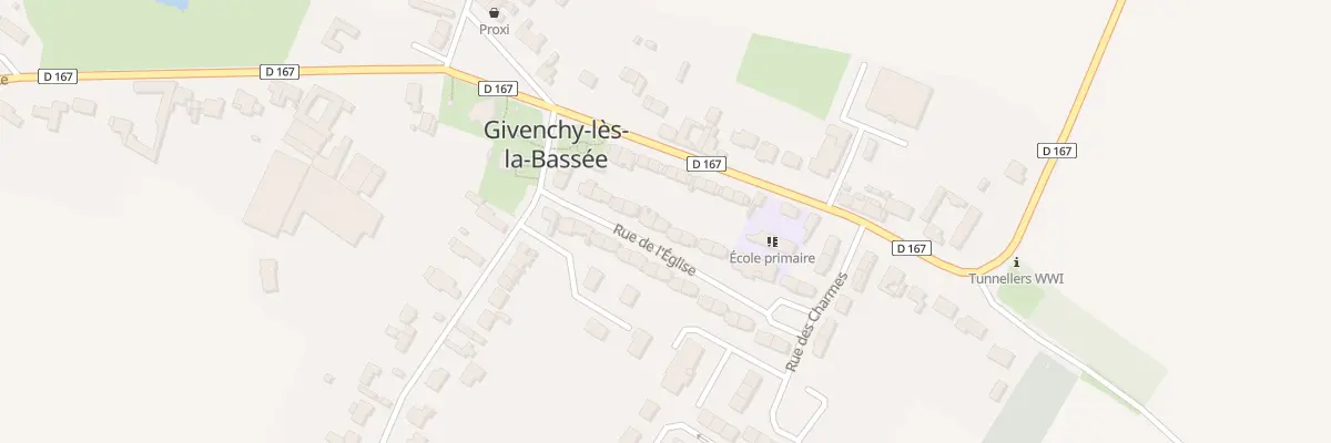 Plan du 11 Rue de l’Eglise à Givenchy-lès-la-Bassée
