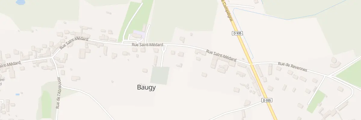 Plan du 45 Rue Saint Médard à Baugy