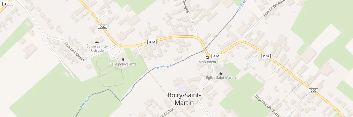 Plan du 9 Rue de l’Eglise à Boiry-Sainte-Rictrude