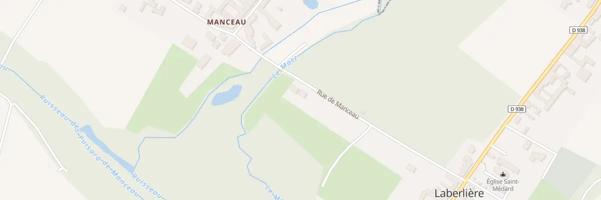 Plan du 293 Rue de Manceau à Laberlière