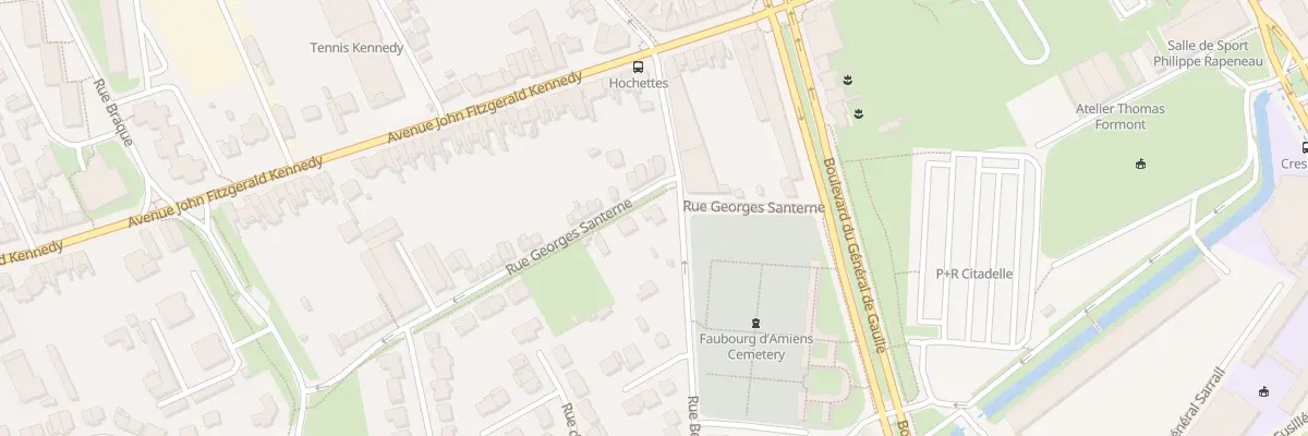 Plan du 1 Rue Georges Santerne à Arras
