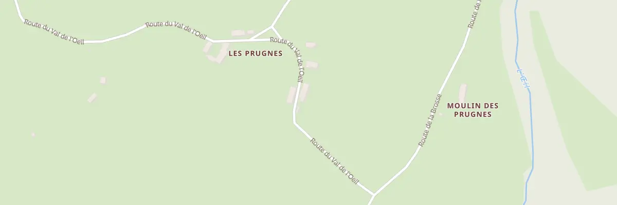 Plan du 9 Rte du Val d’Oeil à Deneuille-les-Mines
