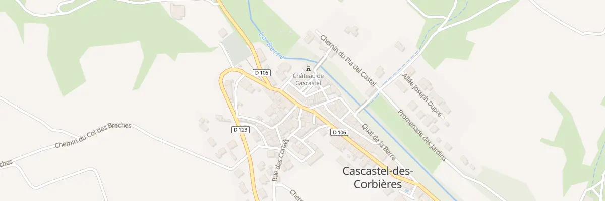 Plan du 5 Grand Rue à Cascastel-des-Corbières