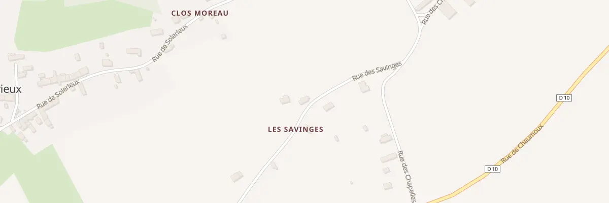Plan du 7 Rue des Savinges à Gron