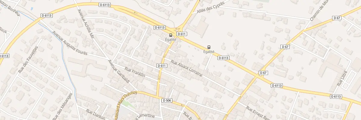 Plan du 11 Rue Alsace Lorraine à Lézignan-Corbières