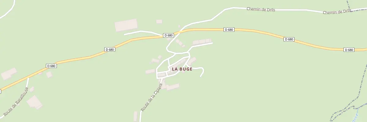 Plan du 5005 La Buge à Lavigerie