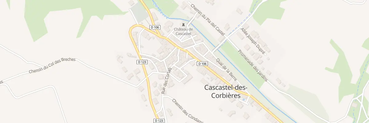 Plan du 4 Rue des Iéras à Cascastel-des-Corbières