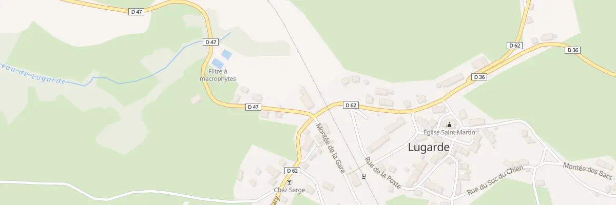 Plan du 22 Rue du Puy Mary à Lugarde