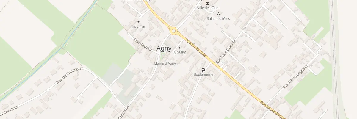 Plan du 52 Rue Emile Zola à Agny