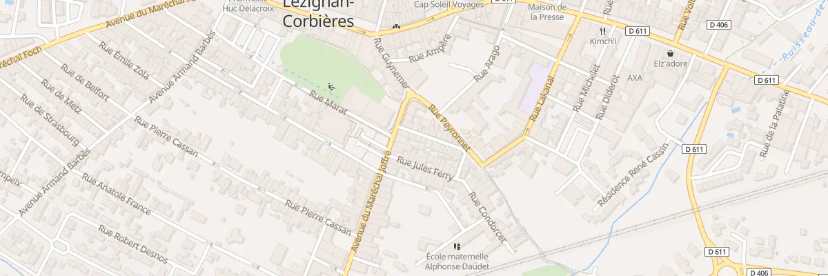 Plan du 4 Rue René Goblet à Lézignan-Corbières