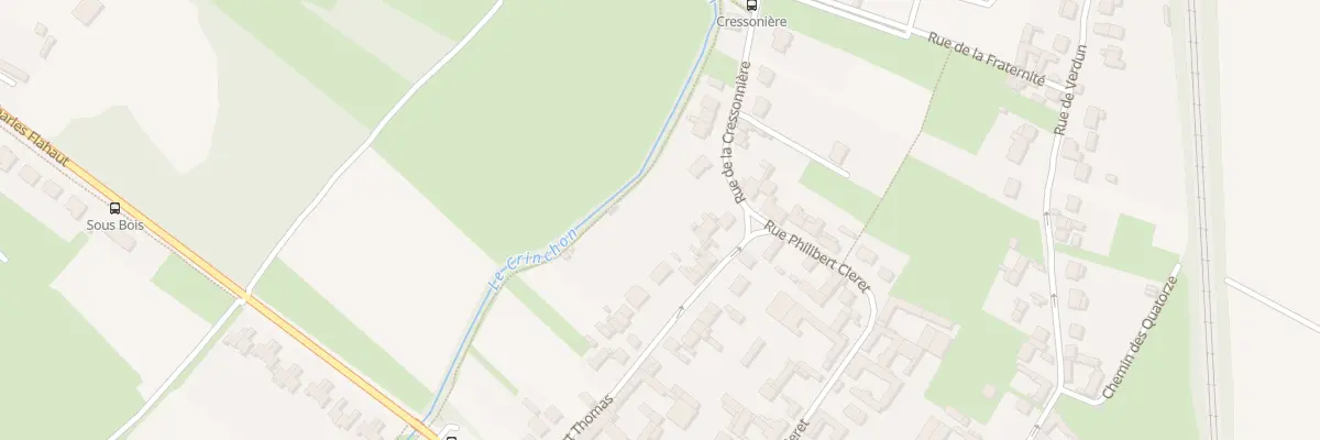 Plan du 25 Rue Albert Thomas à Agny