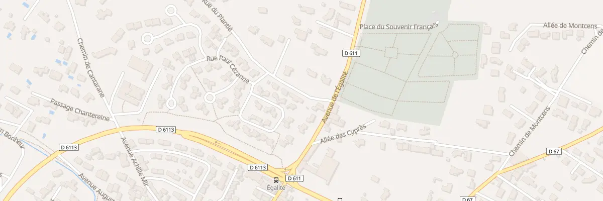 Plan du 1 Rue du Plantier à Lézignan-Corbières