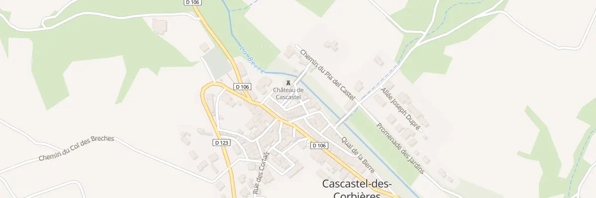 Plan du 4 Rue du Bureau à Cascastel-des-Corbières