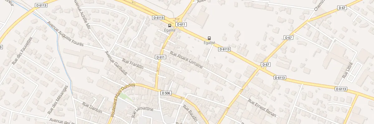 Plan du 16 Rue Alsace Lorraine à Lézignan-Corbières