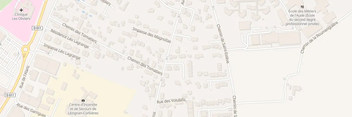 Plan du 3 Rue Pablo Picasso à Lézignan-Corbières
