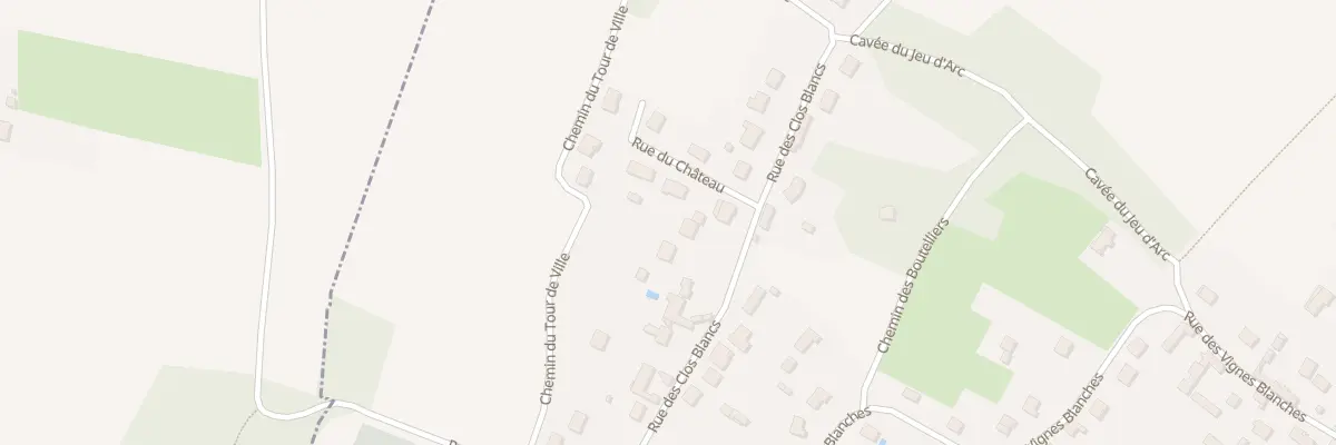Plan du 170 Rue des Clos Blancs à Armancourt