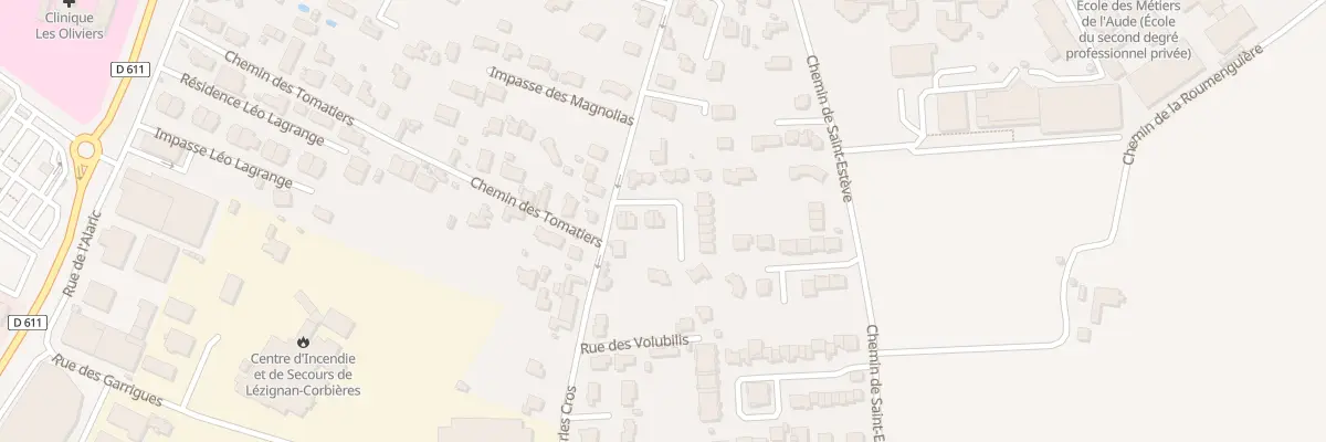 Plan du 8 Rue Pablo Picasso à Lézignan-Corbières