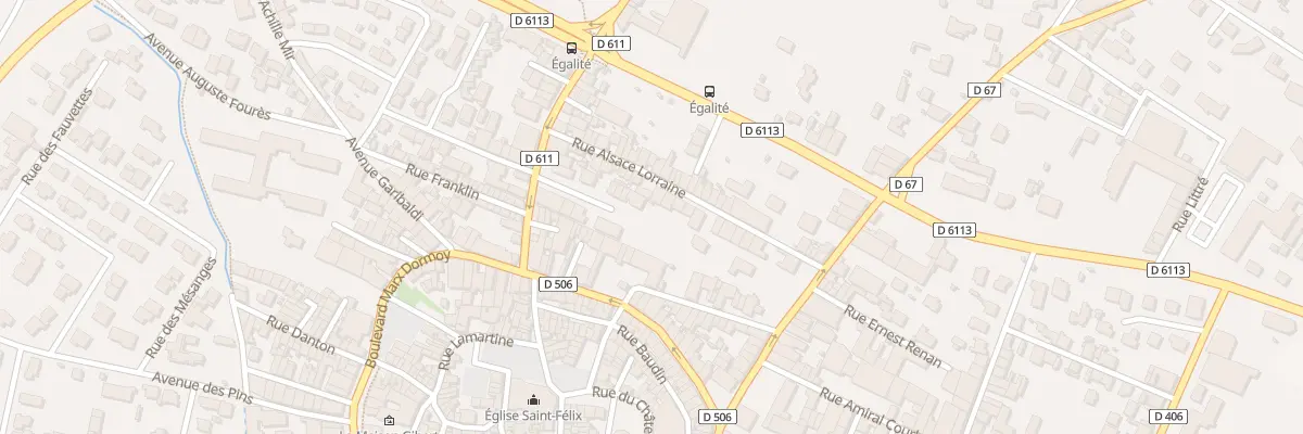 Plan du 22 Rue Alsace Lorraine à Lézignan-Corbières