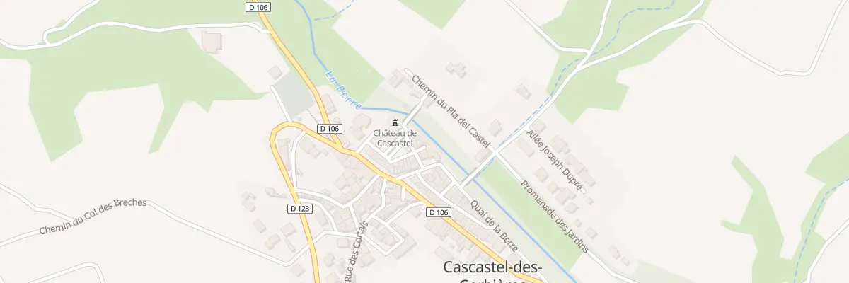 Plan du 1 Imp d’Al Ase à Cascastel-des-Corbières
