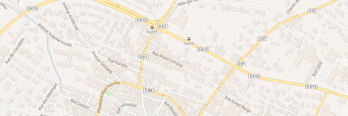 Plan du 25 Rue Alsace Lorraine à Lézignan-Corbières
