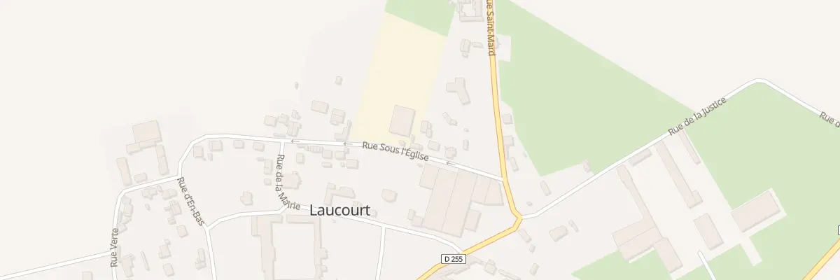 Plan du 11 Le Village à Laucourt