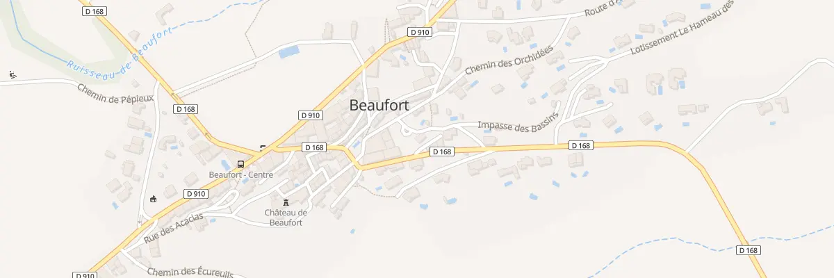 Plan du 5264F Av Jean Moulin à Beaufort