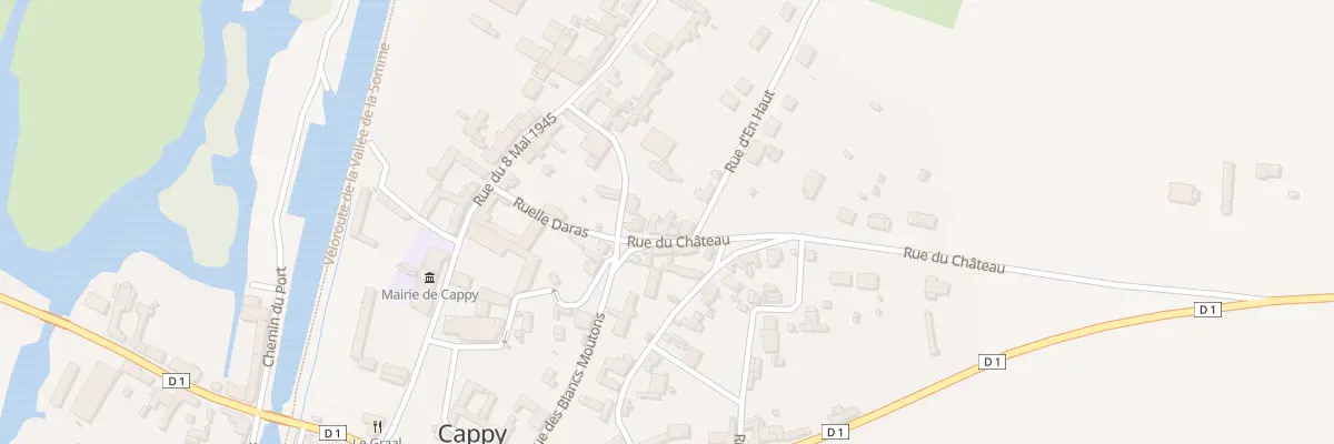Plan du 6 Rue du Château à Cappy