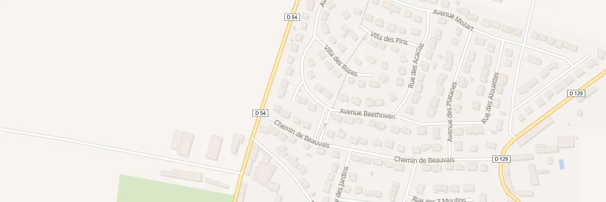 Plan du 3 Av Mozart à Charny