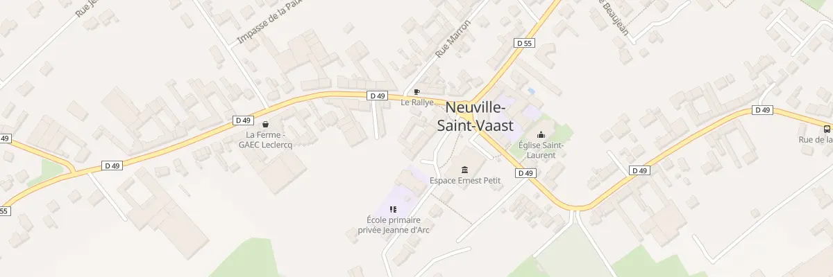 Plan du 1 Pl Dorgeles à Neuville-Saint-Vaast