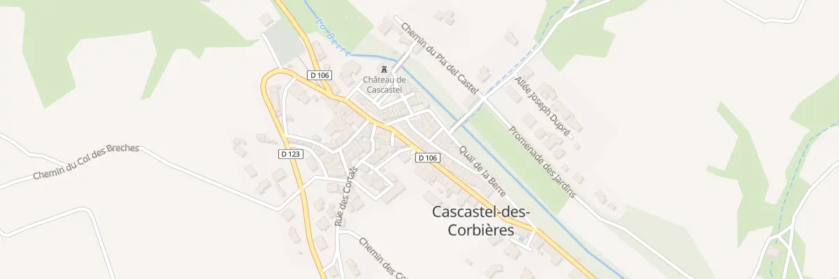 Plan du 19 Grand Rue à Cascastel-des-Corbières