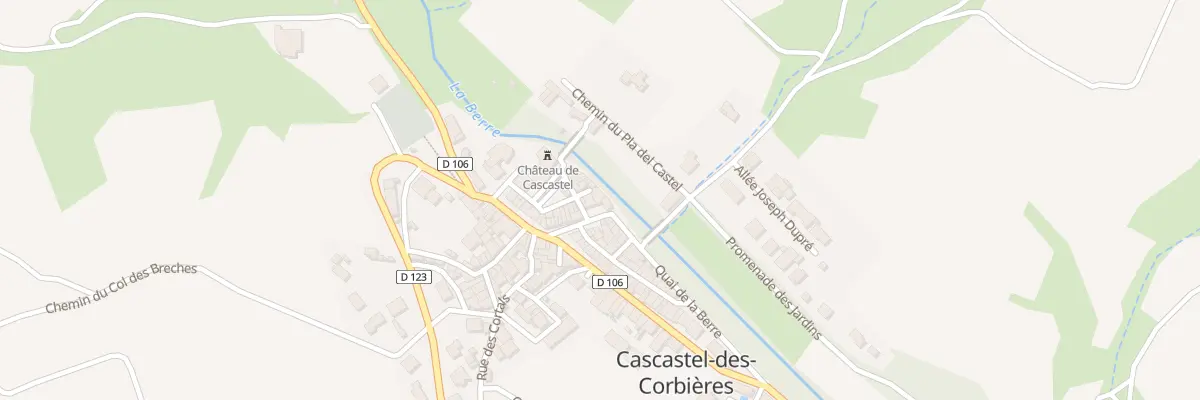 Plan du 4 Rue de l’Ancienne Poste à Cascastel-des-Corbières