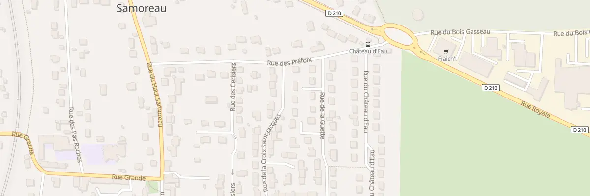 Plan du 33 Rue de la Guette à Samoreau