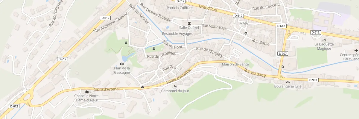 Plan du 6B Rue des Penitents à Saint-Pons-de-Thomières