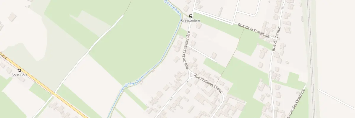 Plan du 22 Rue de la Cressonnière à Agny
