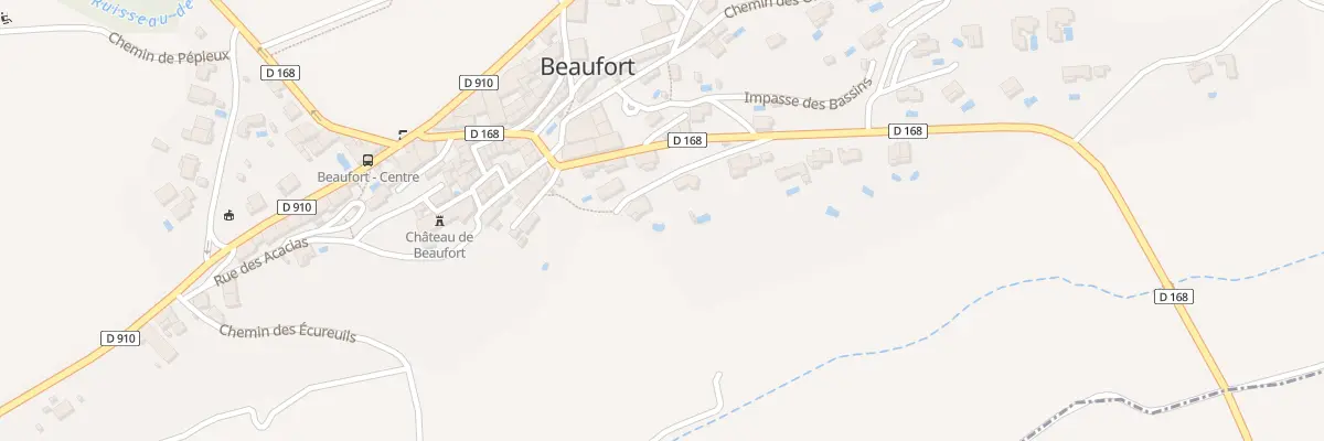 Plan du 3 Imp Amandiers à Beaufort