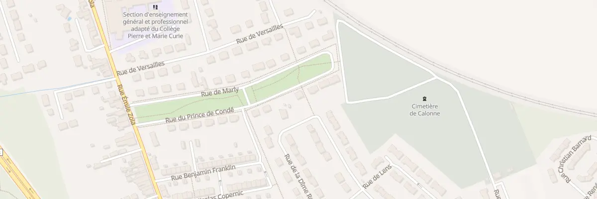 Plan du 18 Rue du Prince de Conde à Liévin