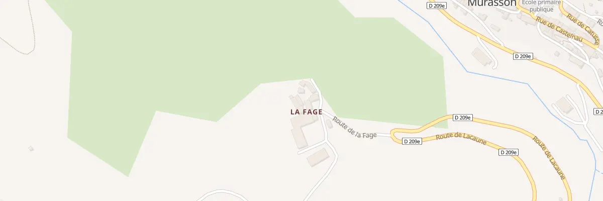 Plan du 5147 La Fage à Murasson