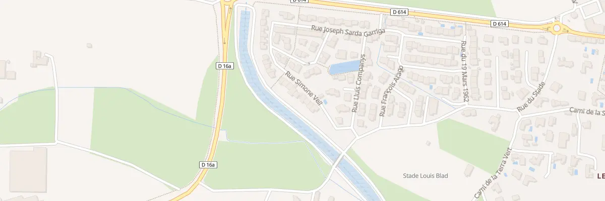 Plan du 7 Rue Simone Veil à Pézilla-la-Rivière