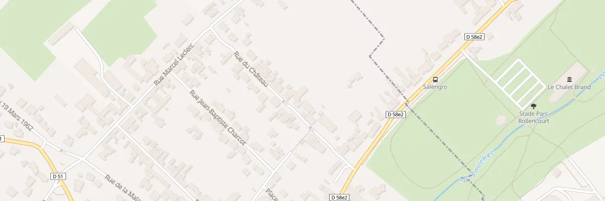 Plan du 10 Rue du Château à Angres