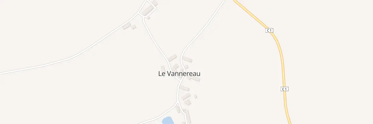 Plan du 1 Le Vannereau à Santranges