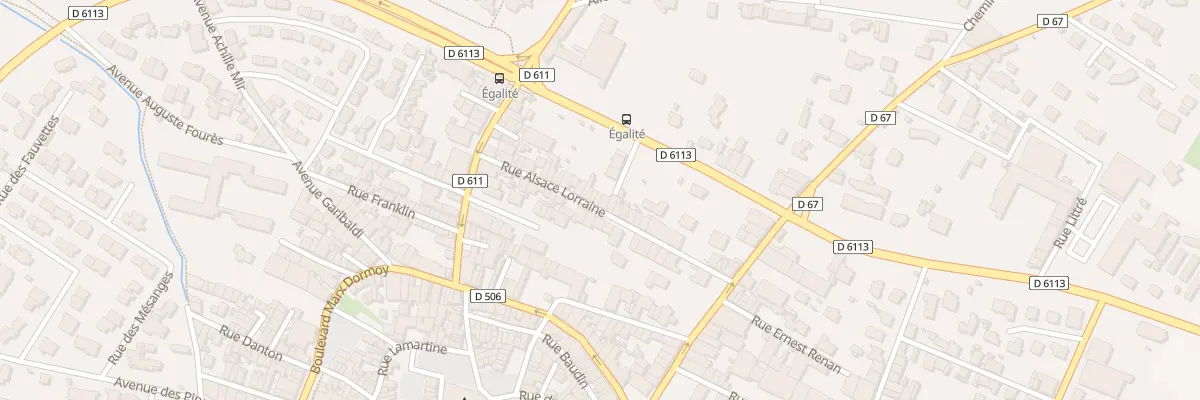 Plan du 33 Rue Alsace Lorraine à Lézignan-Corbières