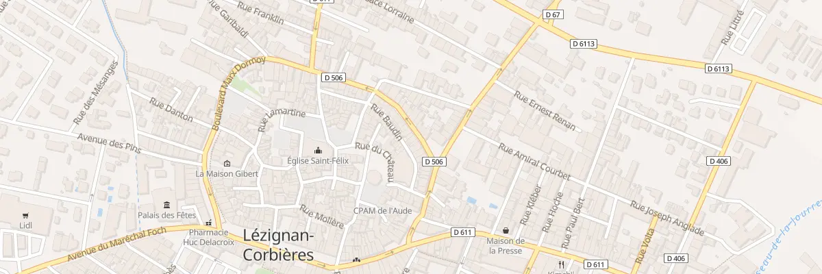 Plan du 41 Bd Gabriel Péri à Lézignan-Corbières