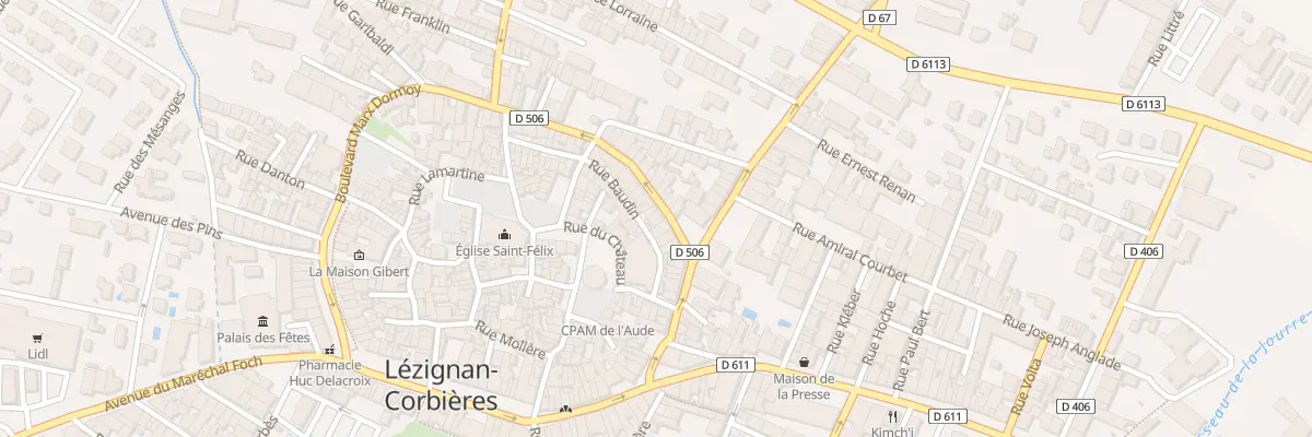 Plan du 39 Bd Gabriel Péri à Lézignan-Corbières
