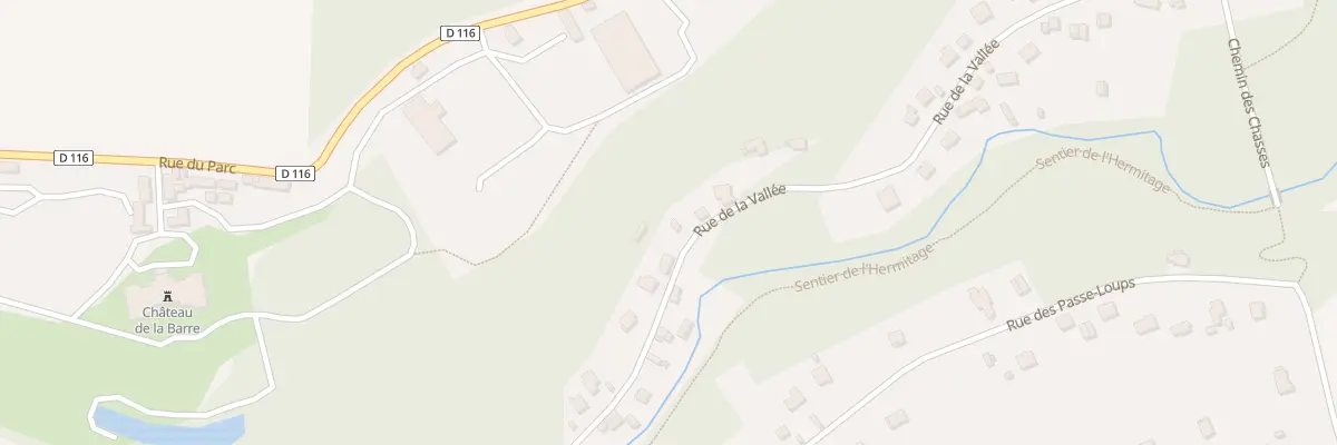 Plan du 13 Rue de la Vallée à Fontaine-le-Port