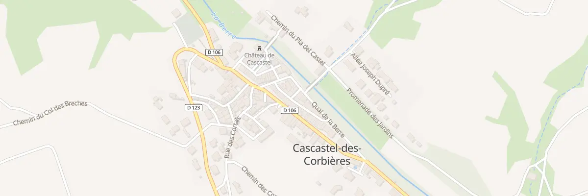 Plan du 11 Rue des Nobles à Cascastel-des-Corbières