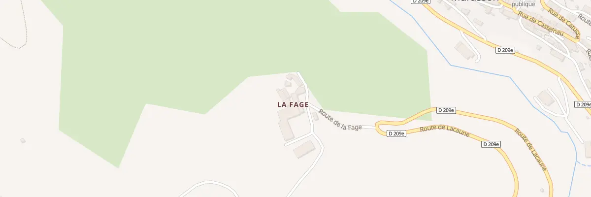 Plan du 5220 La Fage à Murasson