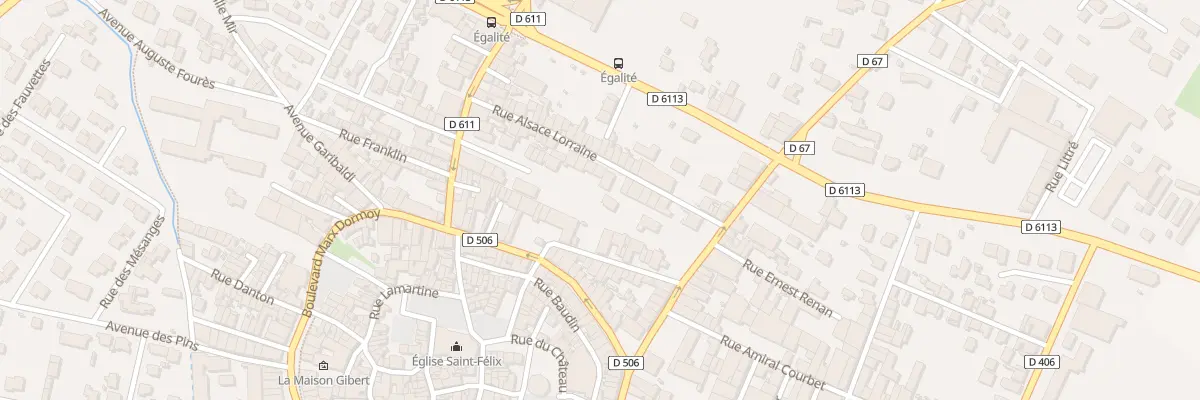 Plan du 30 Rue Alsace Lorraine à Lézignan-Corbières